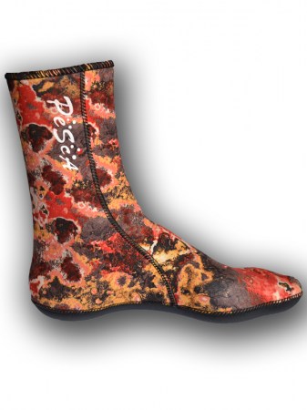 Καλτσάκια κατάδυσης: Comfort Camo Fire 6,5 mm.